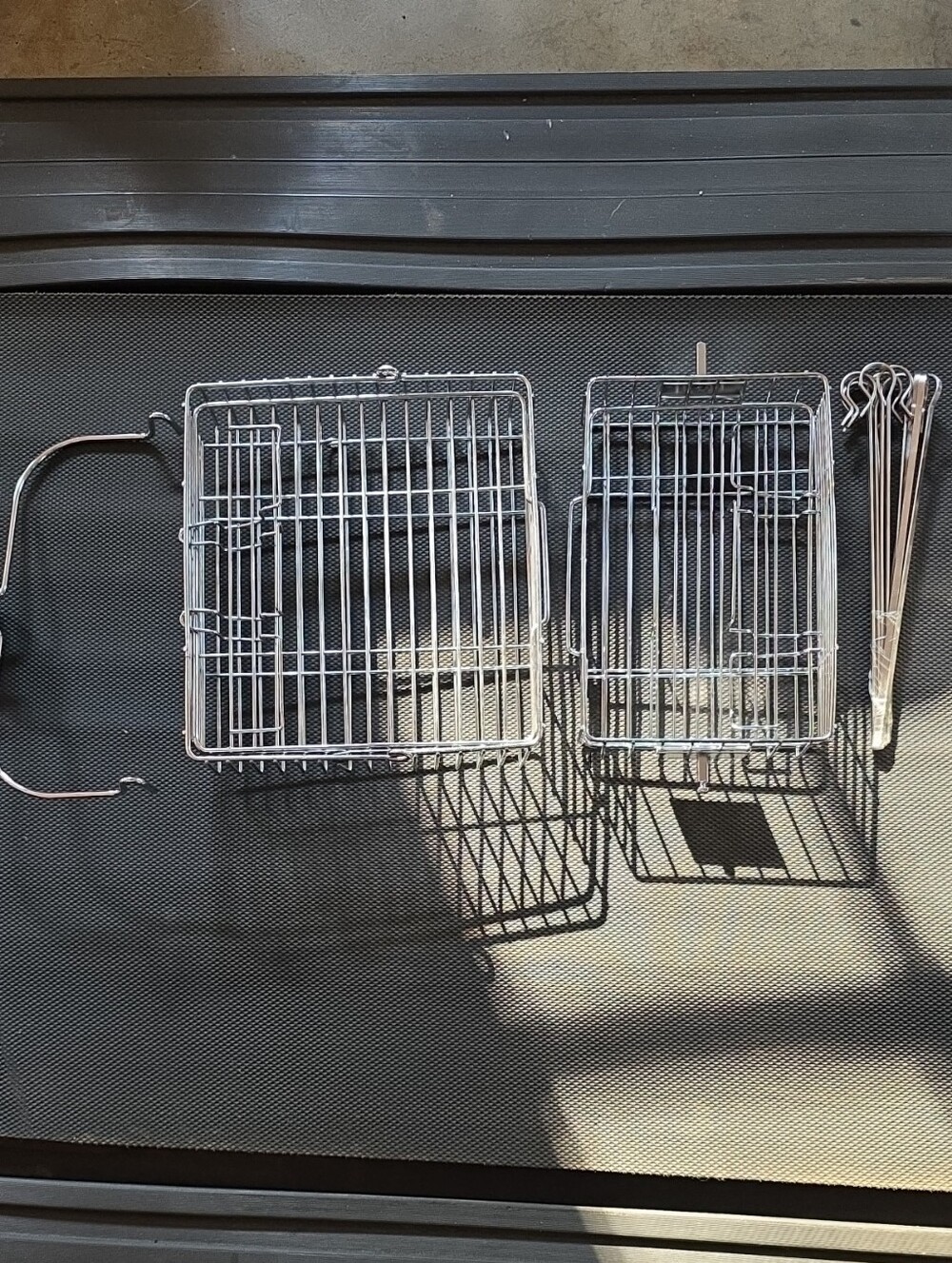 Stainless Steel Grill Basket Set - Silver